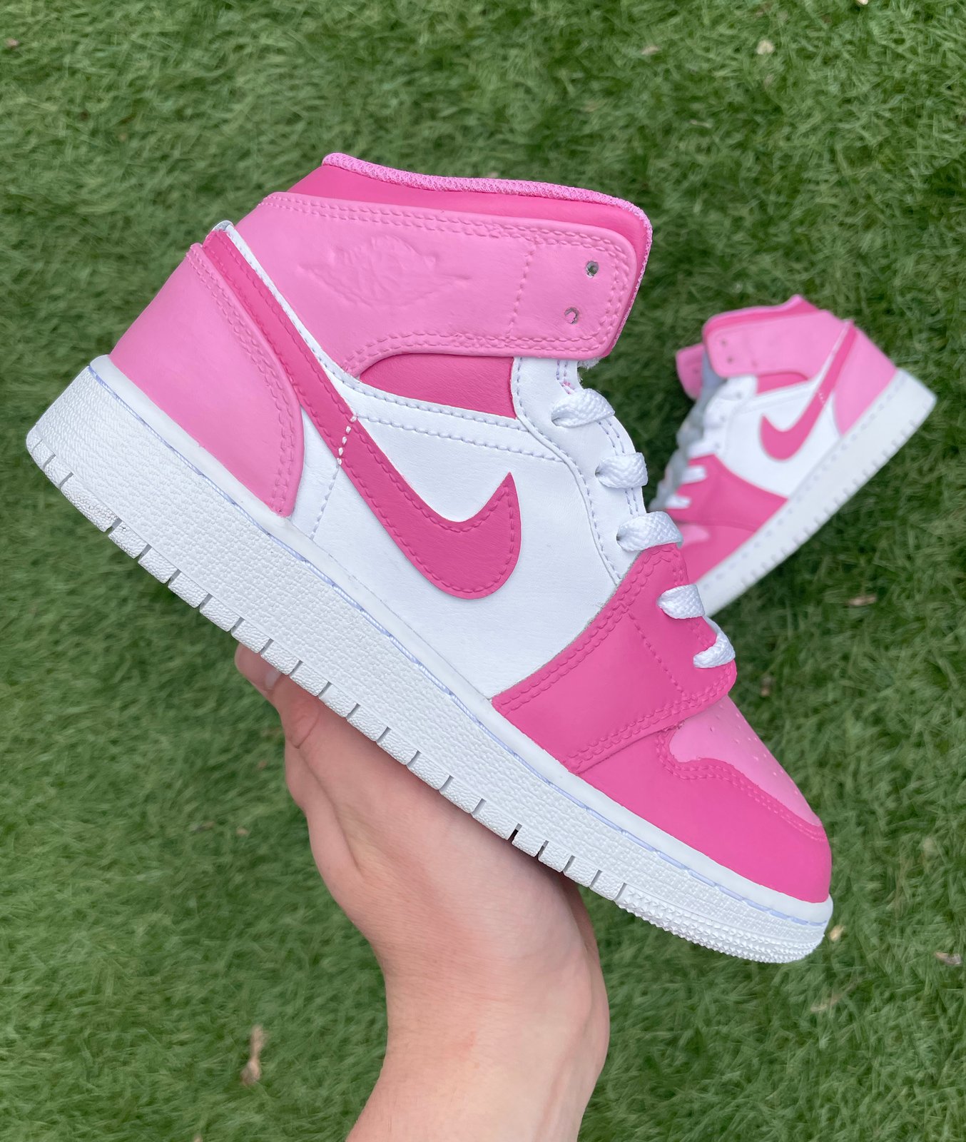 Light pink air jordan 1 sale